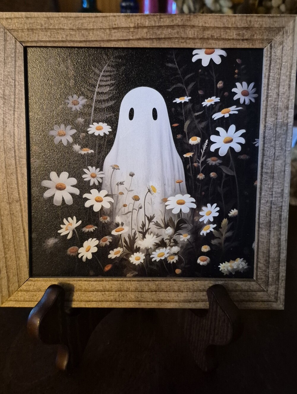 Halloween Ghost Framed Picture